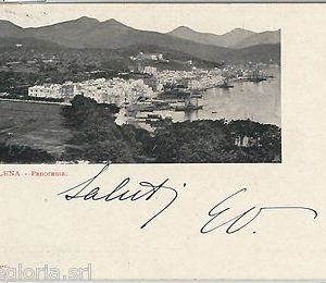 60633 - CARTOLINA d'Epoca - LATINA provincia : GAETA Porto Salvo ELENA 1904