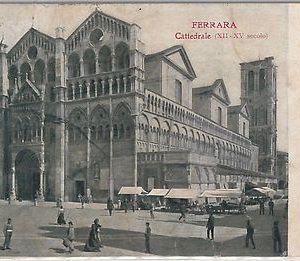 49496 CARTOLINA d'Epoca -  FERRARA citta' - PIAZZA CATEDRALE