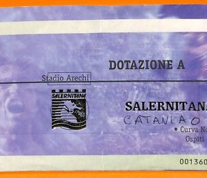 C2224- Vecchio BIGLIETTO PARTITA CALCIO -  SALERNITANA VS CATANIA