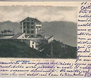 55892 -- CARTOLINA d'Epoca - LAGO MAGGIORE:  HOTEL MOTTARONE 1899