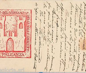 55909 - CARTOLINA d'Epoca  LAGO MAGGIORE: Pallanza PUBBLICITARIA ILLUSTRATA 1923