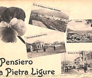 ab2731 - CARTOLINA D'EPOCA - Genova Provincia : Pietra Ligure