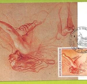 aa6456 - FRANCE - POSTAL HISTORY -  FDC MAXIMUM CARD - Charles le Brun  ART 1973