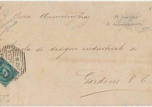 66078 - annullo BRESCIA su BUSTA - 1 /V/ 1891 considarata PRIMA DATA  Mondolfo