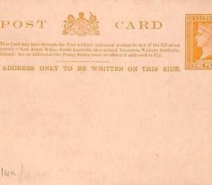 ac6702 - AUSTRALIA: VICTORIA - Postal History -  STATIONERY CARD :  H & G  # 14a