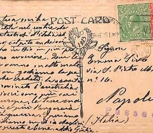 ac6707 - AUSTRALIA - POSTAL HISTORY - POSTCARD to ITALY 1915