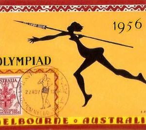 ac6713 - AUSTRALIA - Postal History -   MAXIMUM CARD  1956  Olympic Games