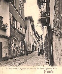 ab3789 - CARTOLINA D'EPOCA - Torino  Provincia - Pinerolo 1910