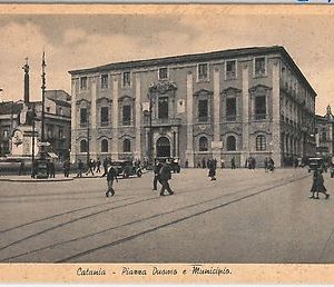 44234   CARTOLINA d'Epoca - CATANIA Città - PIAZZA DUOMO