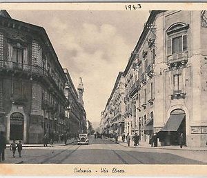 44238   CARTOLINA d'Epoca - CATANIA Città - VIE ETNEA