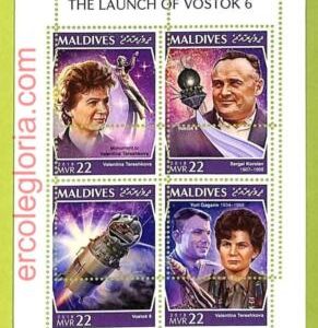 B0566 - MALDIVES - ERROR MISPERF Stamp Sheet - 2018 -  SPACE