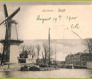 ad2076 - NETHERLANDS - VINTAGE POSTCARD  - Delft - 1900