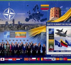 B1812 - SIERRA LEONE - ERROR MISPERF Stamp Sheet - 2023 - Nato Summit in Vilnius