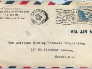 72369 - USA : Panama Canal Zone - POSTAL HISTORY -  COVER from CHRISTOBAL  1941