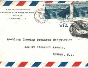 72371 - USA : Panama Canal Zone - POSTAL HISTORY -  COVER from CHRISTOBAL  1940