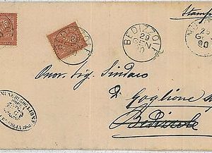 37924  -REGNO: Sass T15 su CIRCOLARE - da  Nuvolento rispedita da Bedizzole 1890