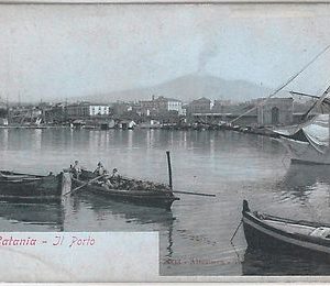 44276   CARTOLINA d'Epoca - CATANIA Città - PORTO