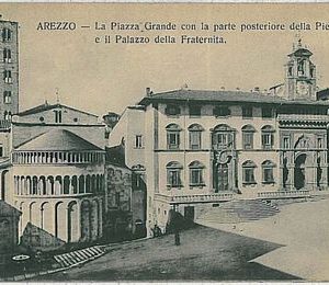 31952   CARTOLINA d'Epoca AREZZO città - PIAZZA GRANDE