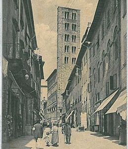 31969   CARTOLINA d'Epoca AREZZO città - CORSO V. EMANUELE 1917