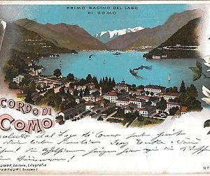 40242   CARTOLINA d'Epoca - COMO Città : RICORDO / GRUSS - 1901