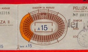C0992 - Vecchio BIGLIETTO PARTITA CALCIO - 1992 ROMANIA VS SAN MARINO