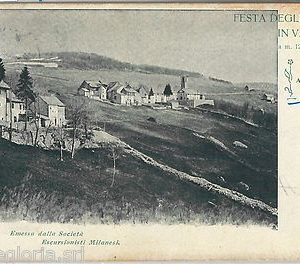 60691 - CARTOLINA d'Epoca - LECCO  provincia :  Valcava FESTA degli ALBERI! 1902