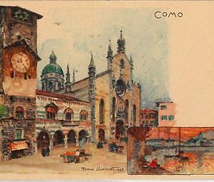 40251   CARTOLINA d'Epoca - COMO Città : ILLUSTRATA : WIELANDT