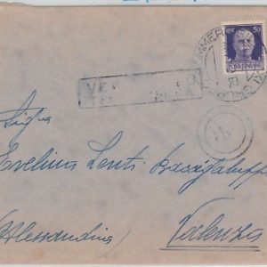 66100 - ITALIA REGNO - Storia Postale: BUSTA con annullo GRUPPO SOMMERGIBILI XI