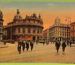 aa9187 CARTOLINA D'EPOCA  GENOVA Città