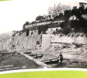 aa9188 CARTOLINA D'EPOCA  GENOVA Città : Batteria della Cava 1880