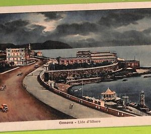 aa9189 CARTOLINA D'EPOCA  GENOVA Città : Lido d"Albaro