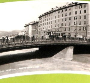 aa9190 CARTOLINA D'EPOCA  GENOVA Città : Ponte Pila 1910
