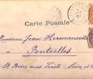 ac6586 - ALEXANDRIE Egypt - Postal History -  POSTCARD to FRANCE  1904
