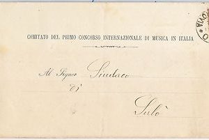 ITALIA REGNO storia postale - Sassone 36  su BUSTA  da MILANO 1890
