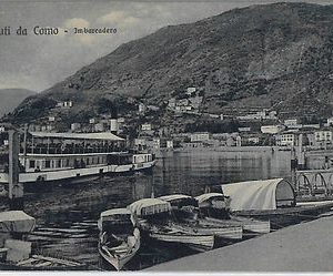 40264   CARTOLINA d'Epoca - COMO Città : IMBARCADERO 1920