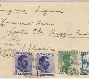 46529 - ROMANIA -  POSTAL HISTORY :  COVER to ITALY 1940