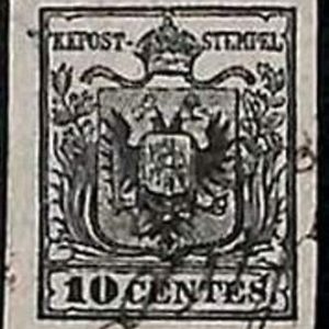 94702cA - ANTICHI STATI: Lombardo Veneto - Sassone  19  - USATO  Lusso!