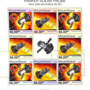 A9081 - Mozambique - ERROR MISPERF Stamp Sheet - 2022 - Parker Solar Probe