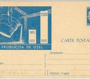 61501  - ROMANIA - POSTAL HISTORY - POSTAL STATIONERY CARD: INDUSTRY Iron Works