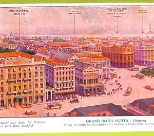 aa9228- CARTOLINA D'EPOCA  GENOVA Città : Grand Hotel Isotta
