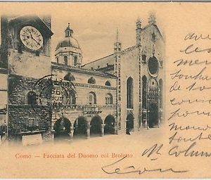 40284  CARTOLINA d'Epoca - COMO Città : DUOMO 1899