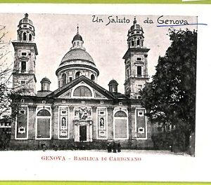 aa9240- CARTOLINA D'EPOCA  GENOVA Città : Basilica di Carignano