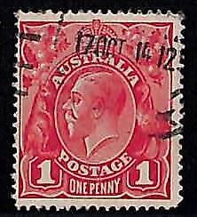 ZA0028b2 - AUSTRALIA  - STAMP - SG # 17c  -  USED