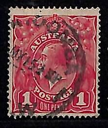 ZA0028b1 - AUSTRALIA  - STAMP - SG # 17c  -  USED