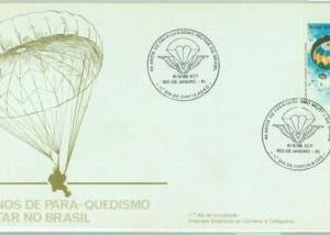 67722 - BRAZIL - POSTAL HISTORY - FDC COVER -  1985 SPORT:  PARACHUTING