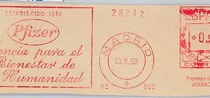 56772 - SPAIN - POSTAL HISTORY: Mechanical Postmark on CUT-OUT 1960 : MEDICINE