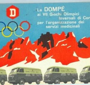 Lib7464 - VINTAGE Illustrated  POSTCARD - 1956 Winter Olympic Games MEDICINE