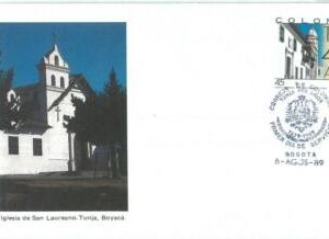72940 -  COLOMBIA - Postal History - FDC Cover - ARCHITECTURE  Religion 1898