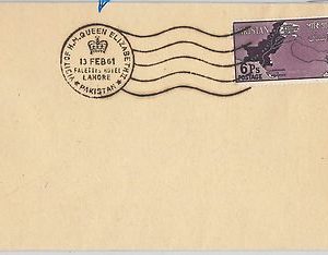 62602 - PAKISTAN - POSTAL HISTORY - COVER with special postmark ROYAL VISIT 1961