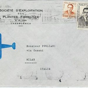 59249 -    MOROCCO - POSTAL HISTORY: COVER to ITALY - 1965 - ARCHITECTURE